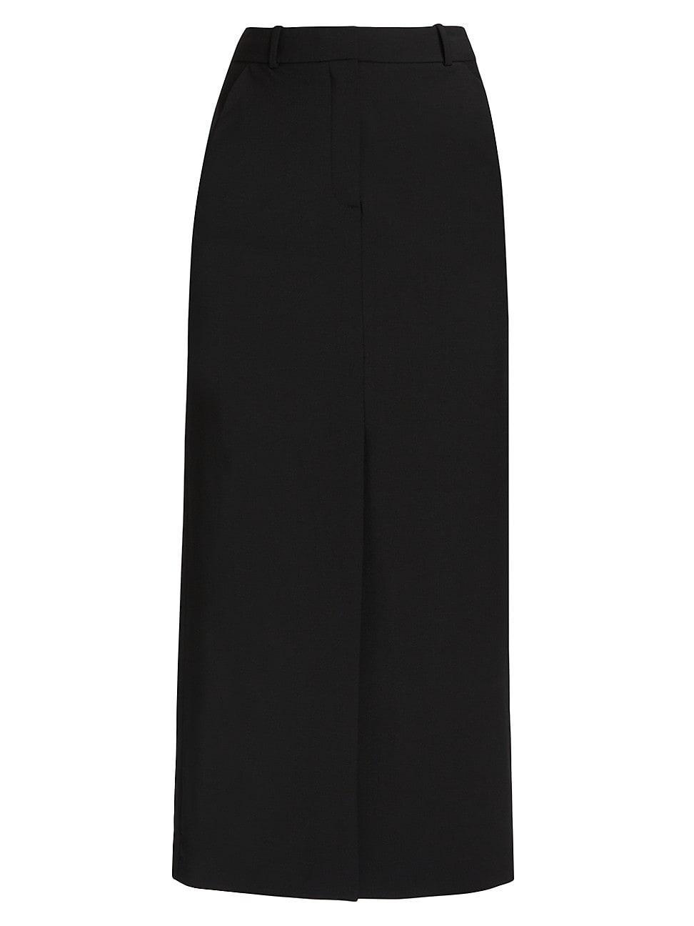 Womens Maxine Wool-Blend Maxi Skirt product image