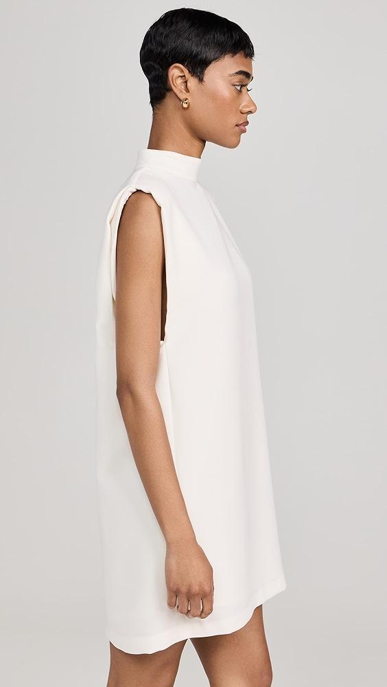 English Factory Mock Neck Sleeveless Shift Dress | Shopbop Product Image