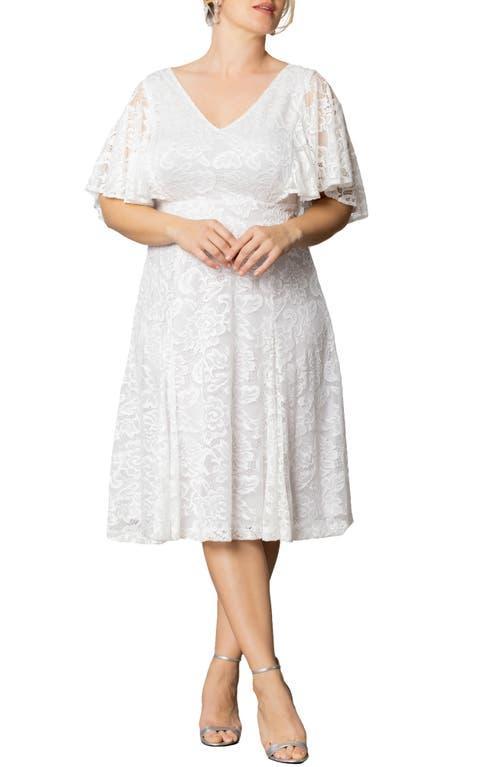 Kiyonna Genevieve Stretch Lace Cocktail Dress Product Image