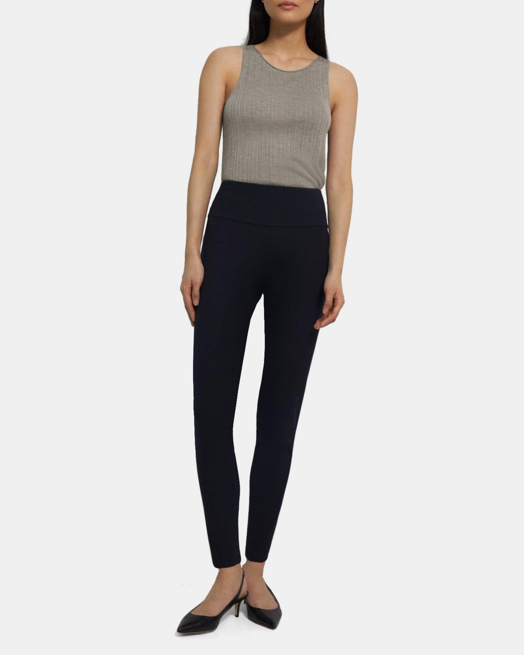 Yoke Legging in Stretch Cotton Product Image