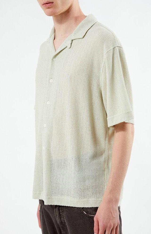 Men's Textured Camp Shirt Product Image