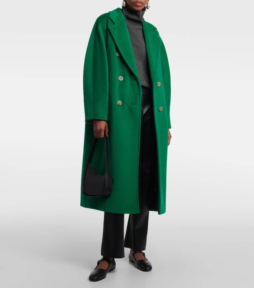 MAX MARA Madame Wool And Cashmere Coat In Green Product Image