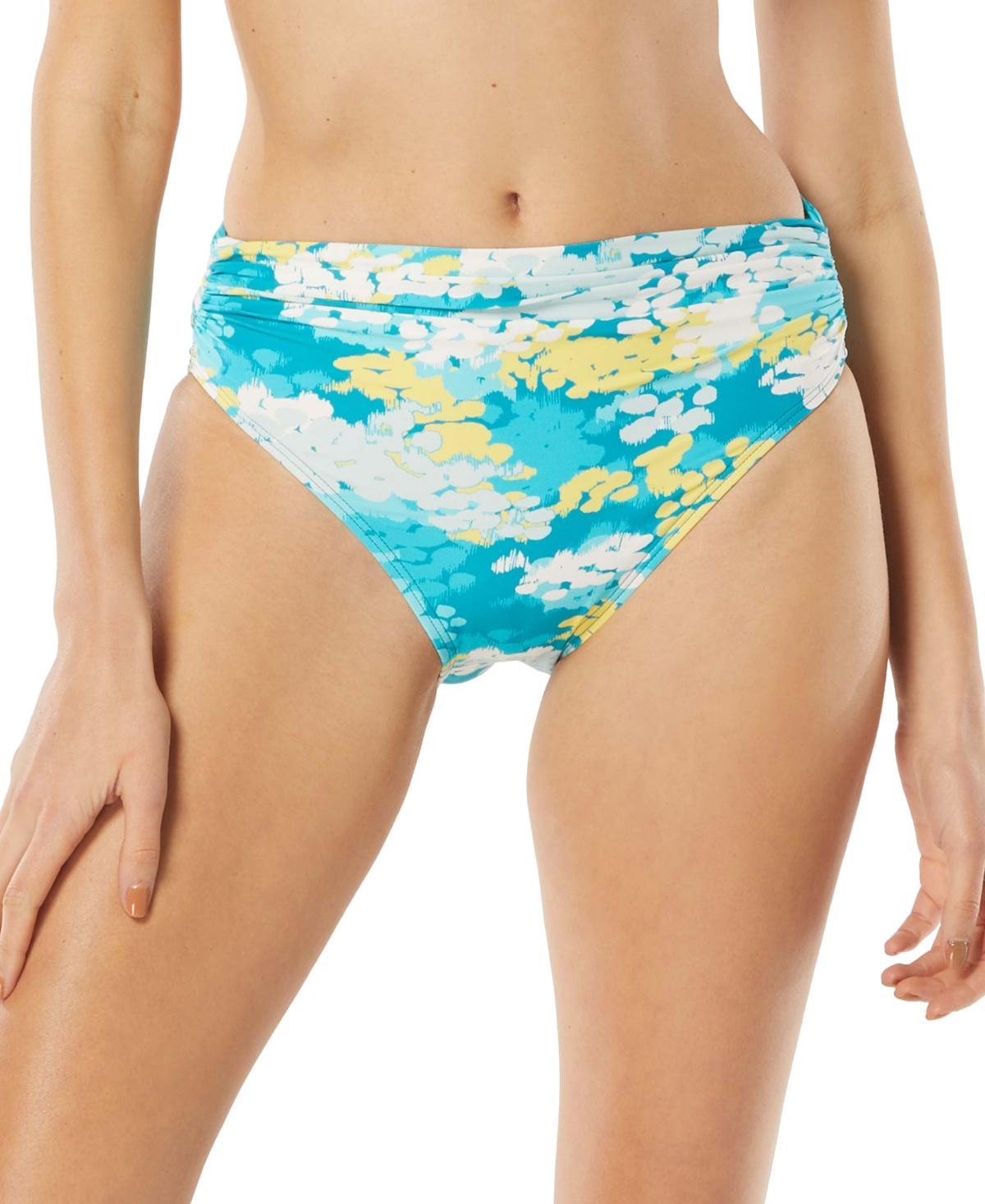 Carmen Marc Valvo Classic Shirred Waist Bikini Bottom Product Image