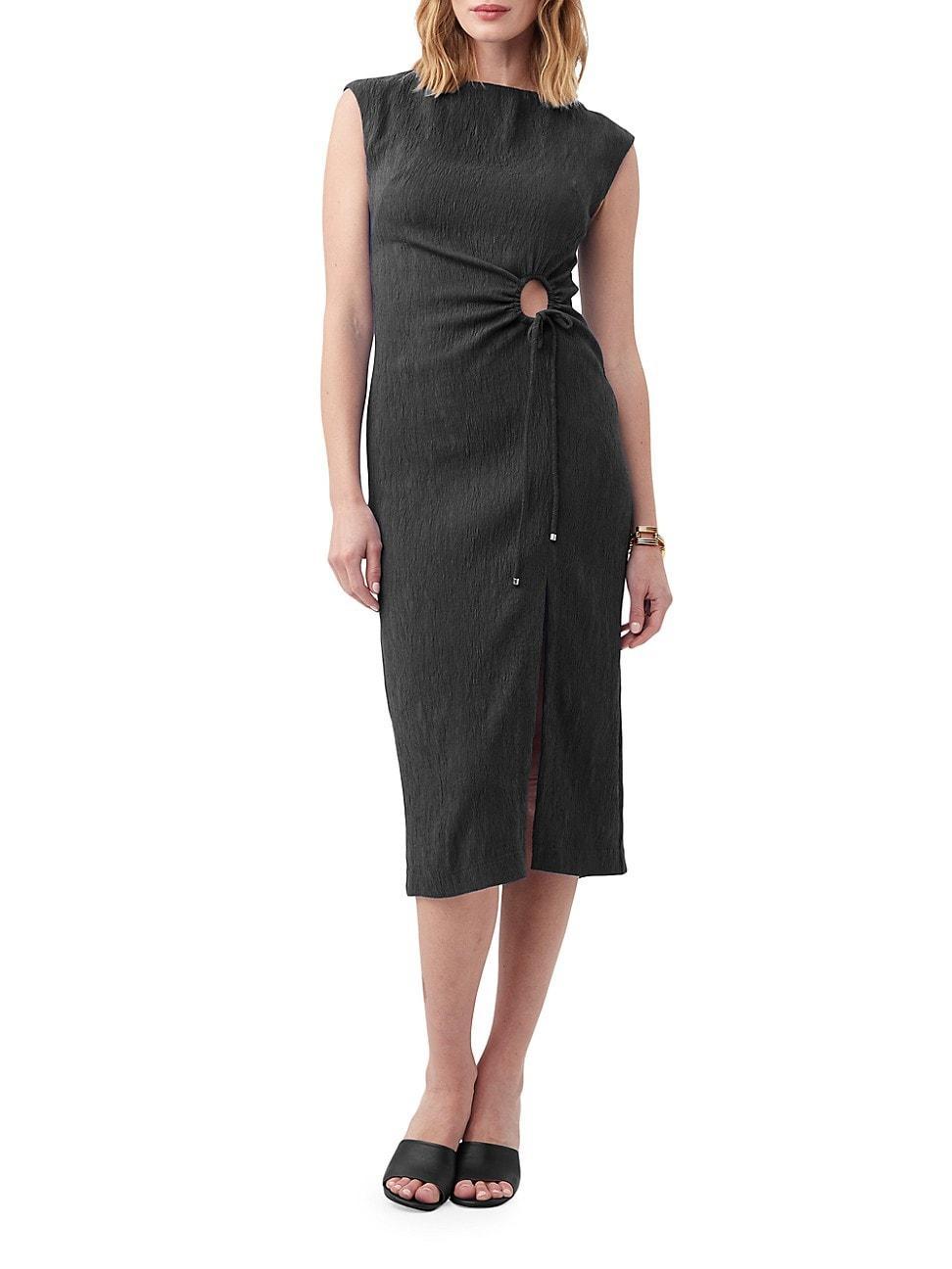 Womens Evelyn O-Ring Tie Sheath Dress Product Image