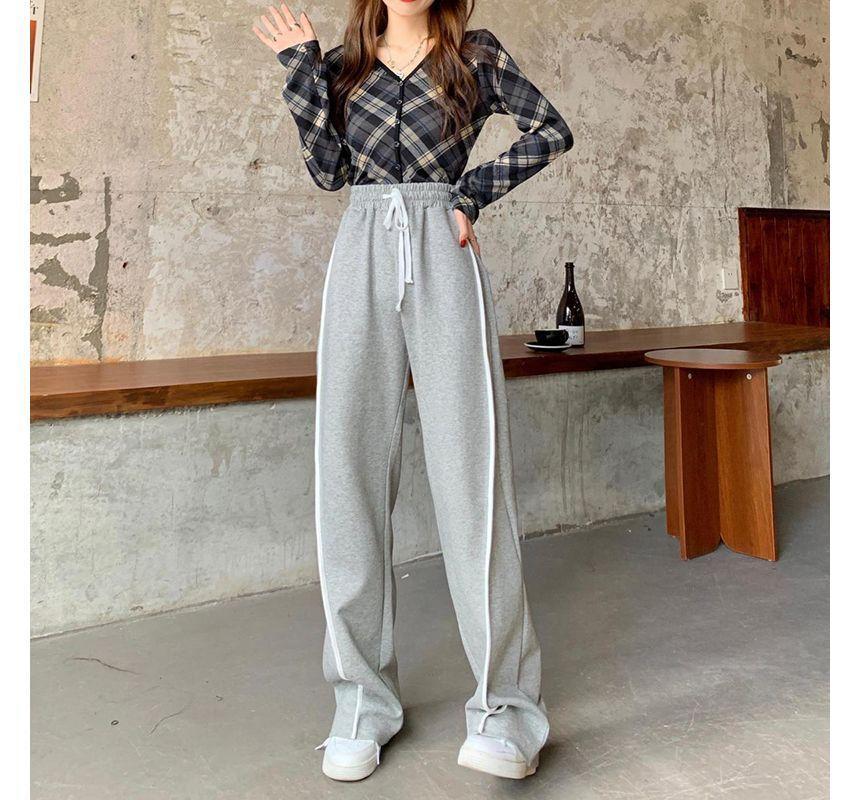 High Waist Wide Leg Sweatpants product image