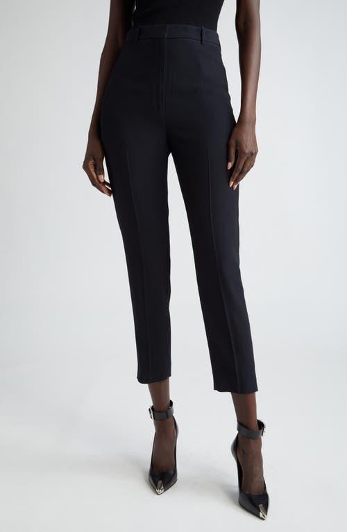 High-Waist Crop Cigarette Trousers product image