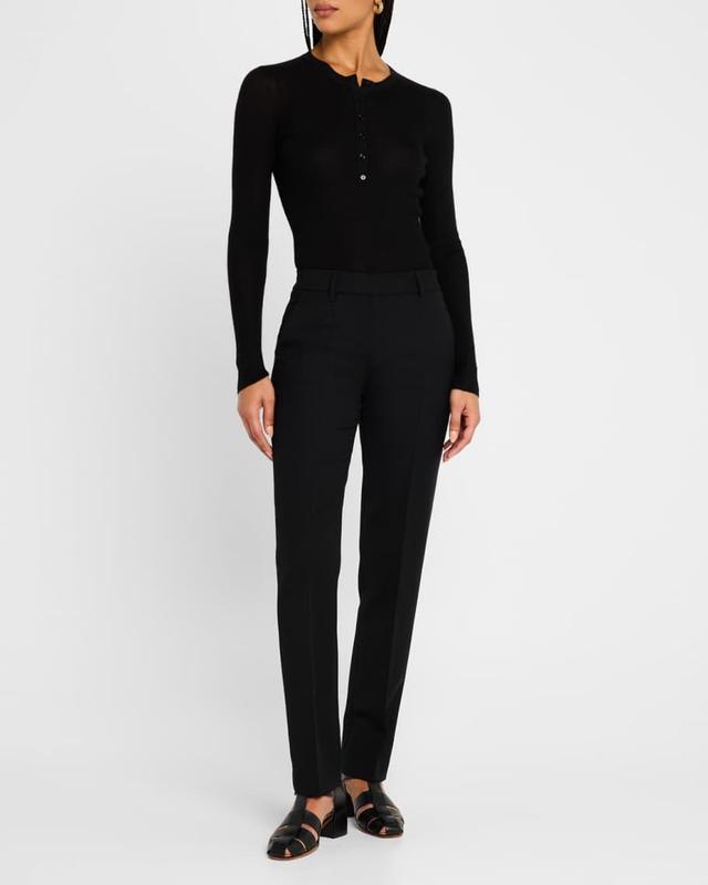 Julian Cashmere Henley Sweater Product Image