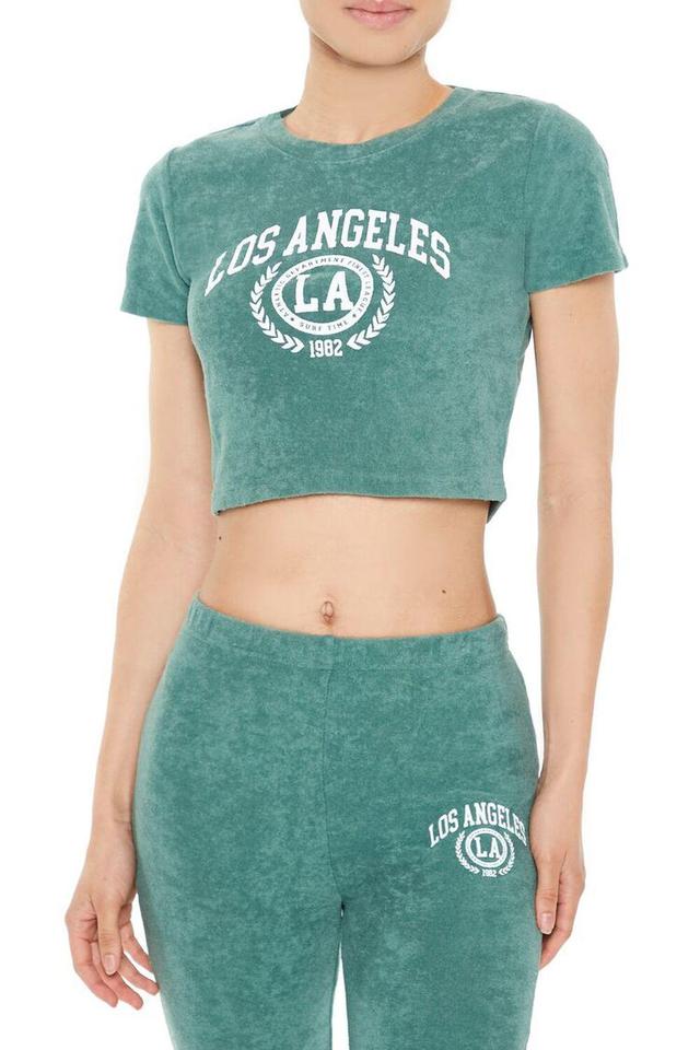 Los Angeles Graphic Cropped Tee | Forever 21 Product Image