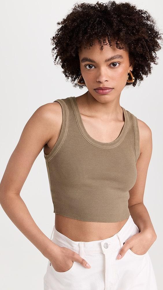 AGOLDE Cropped Poppy Tank | Shopbop Product Image