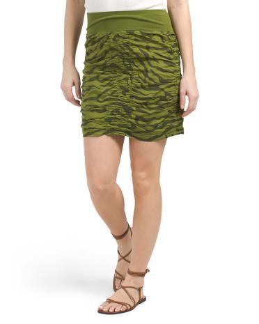 Printed Trace Mini Skirt For Women product image