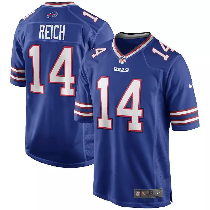 Mens Nike Frank Reich Royal Buffalo Bills Game Retired Player Jersey Product Image