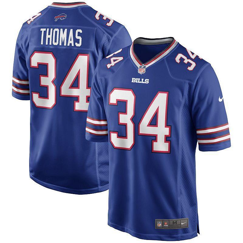 Mens Nike Thurman Thomas Royal Buffalo Bills Game Retired Player Jersey Product Image