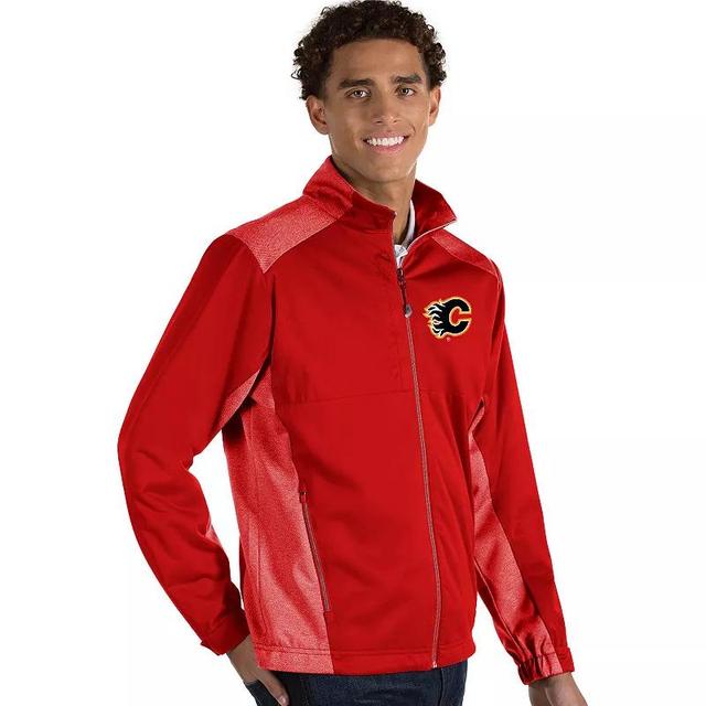 Antigua Mens Revolve Calgary Flames Full Zip Jacket Product Image