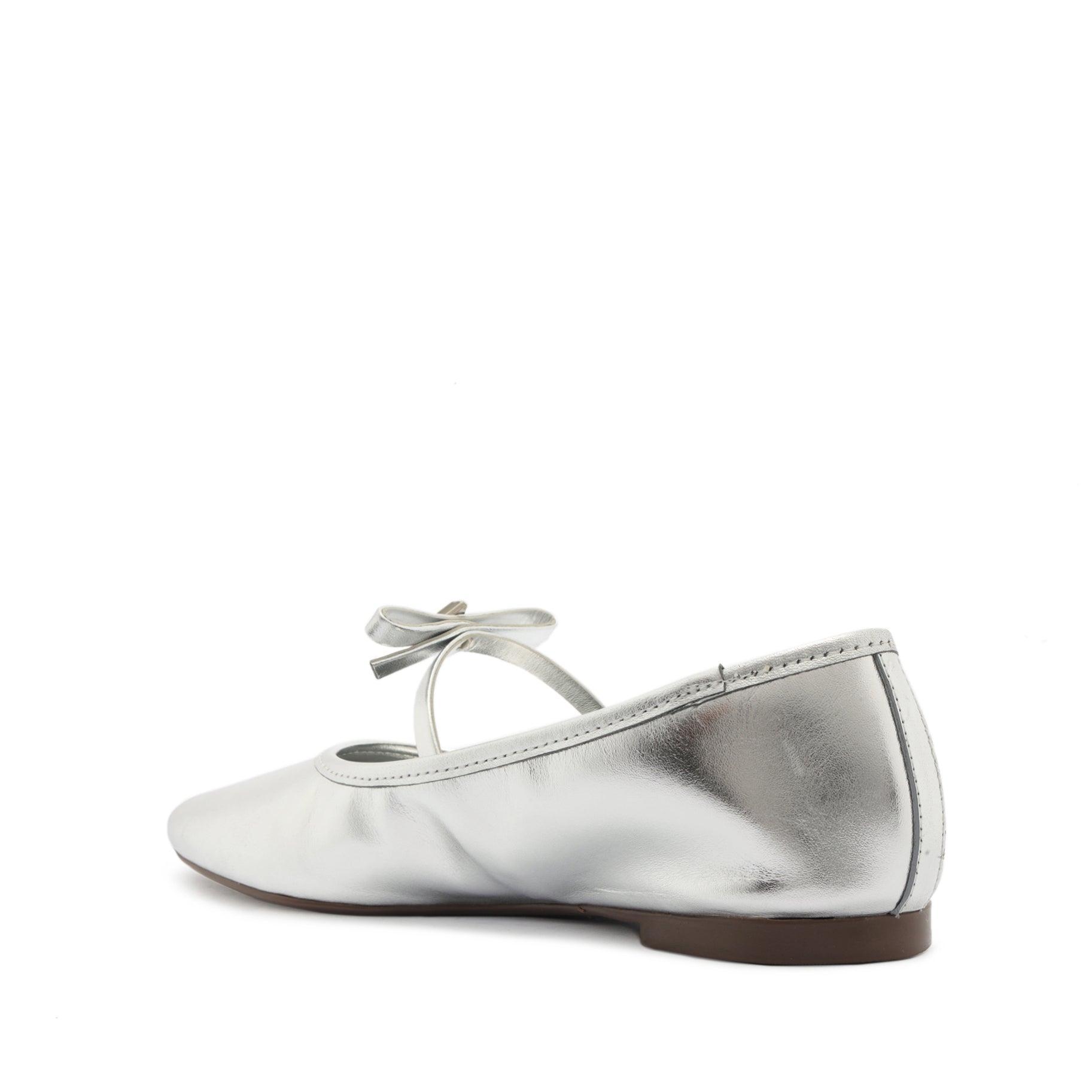 Nancy Metallic Leather Flat Female Product Image