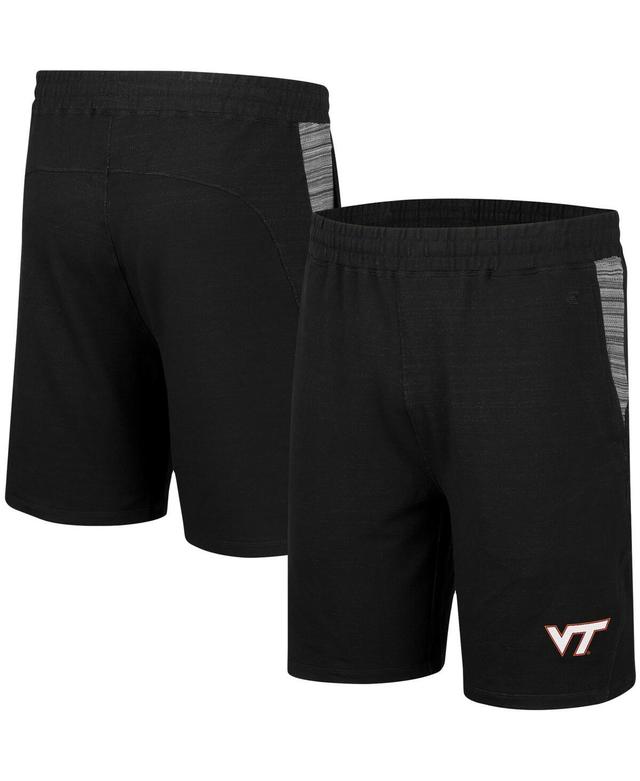 Mens Colosseum Black Virginia Tech Hokies Wild Party Tri-Blend Shorts Product Image