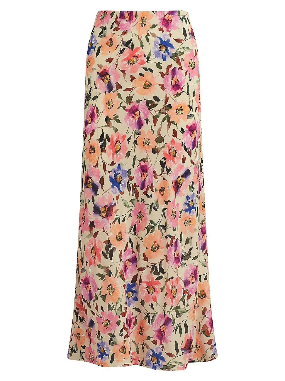 Womens The Favorite Floral Maxi Skirt Product Image