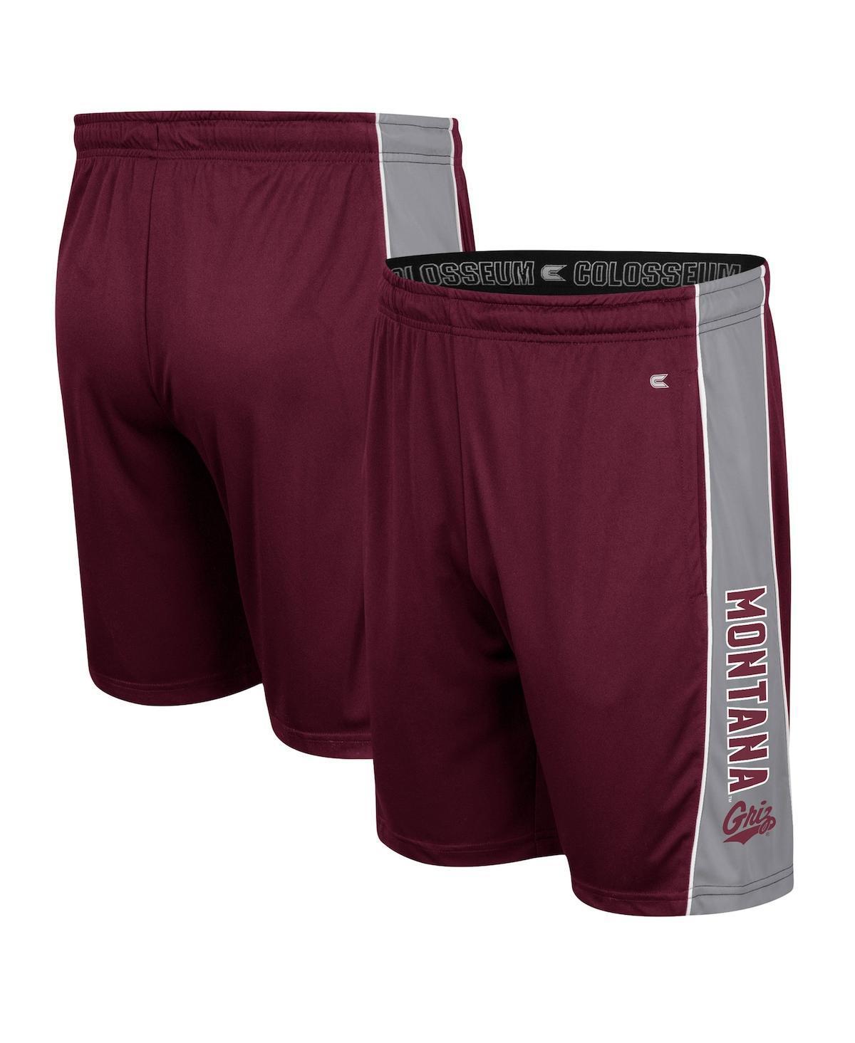 Mens Colosseum Maroon Montana Grizzlies Panel Shorts Product Image