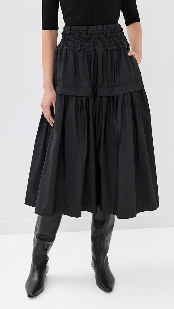 Sea Belen Taffeta Smocked Tiered Skirt | Shopbop product image