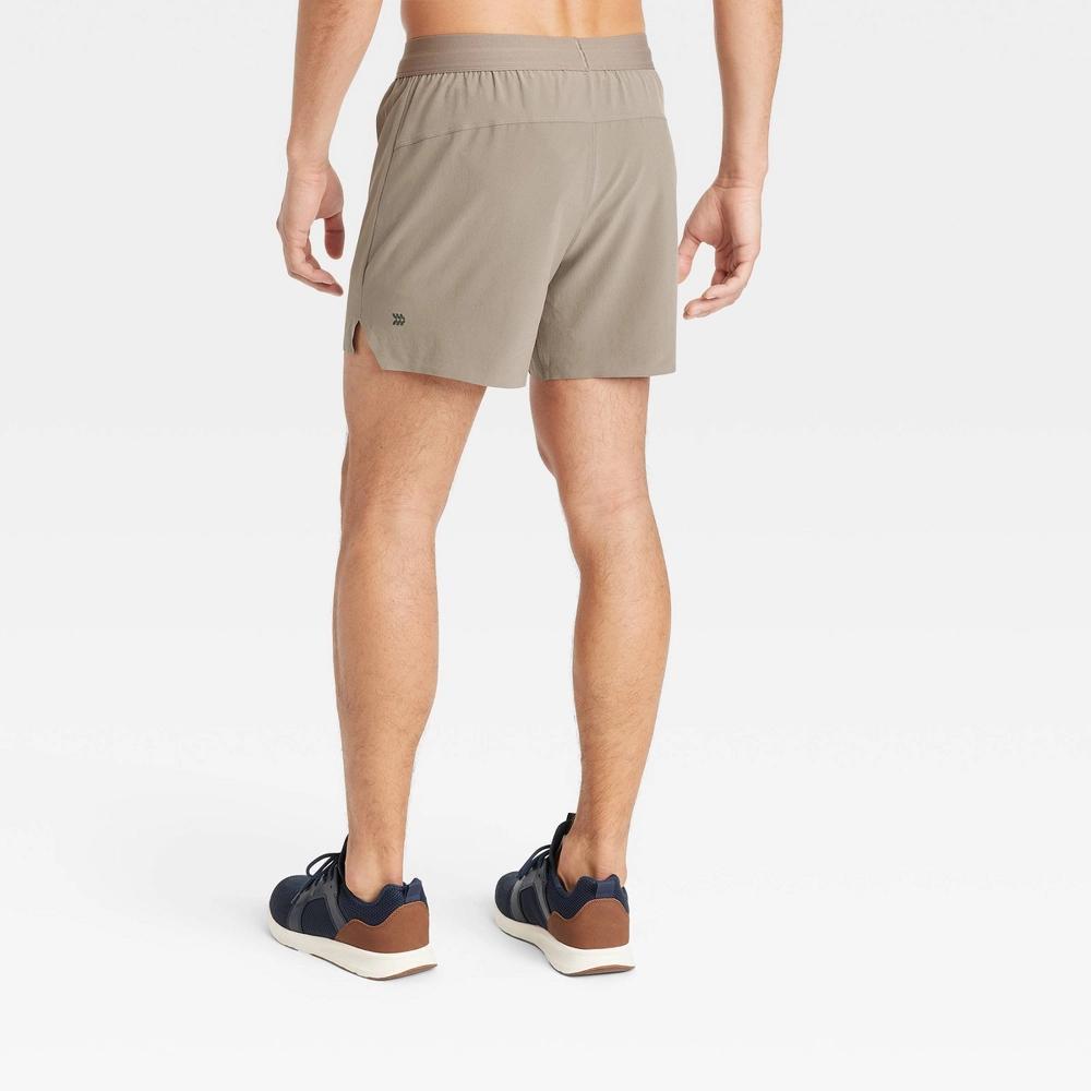 Mens Run Shorts 5 - All In Motion Brown M Product Image