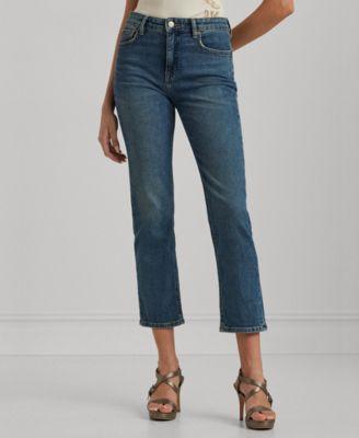 Women's High-Rise Straight Ankle Jeans, Regular & Petite Product Image