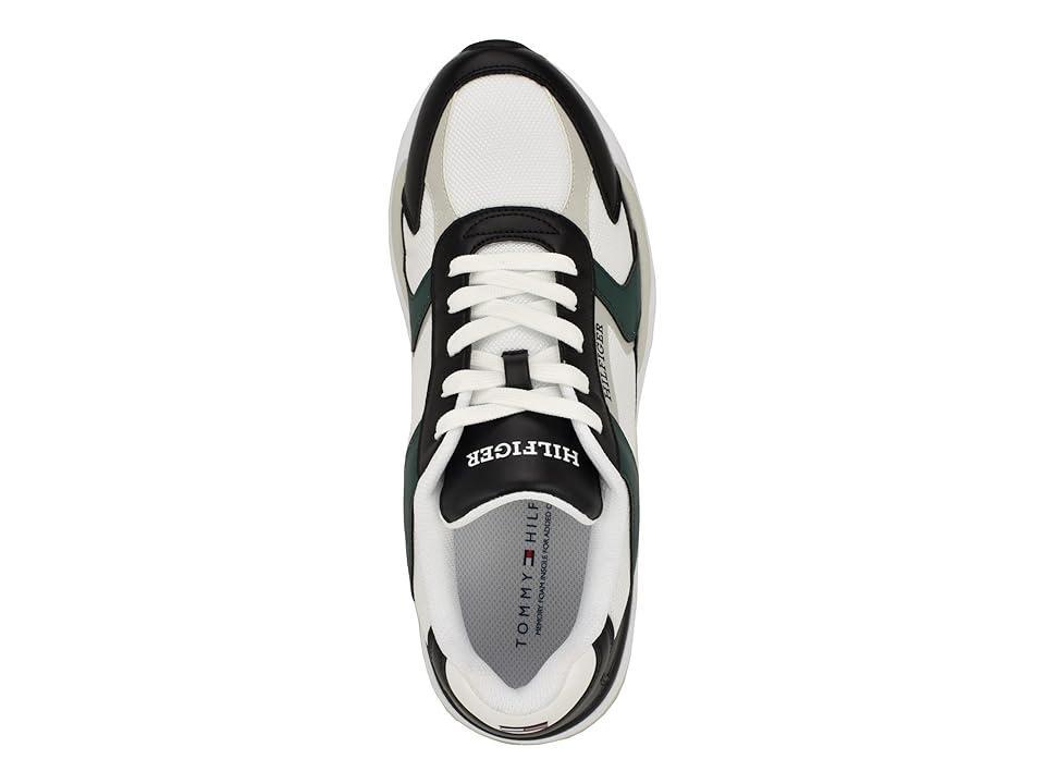 Tommy Hilfiger Mens Pisano Fashion Lace Up Sneakers - Black Product Image