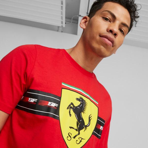 PUMA Scuderia Ferrari Men's Motorsport T-Shirt in Red Product Image