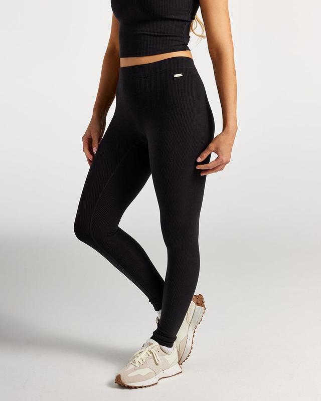 Rib High-Waist Leggings Product Image