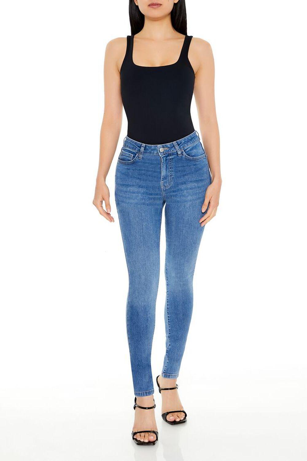 Stretch-Denim Skinny Jeans | Forever 21 Product Image