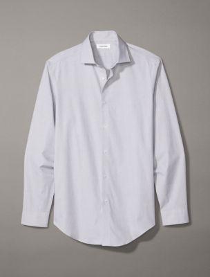 Steel Slim Fit Stripe Button-Down Shirt Product Image