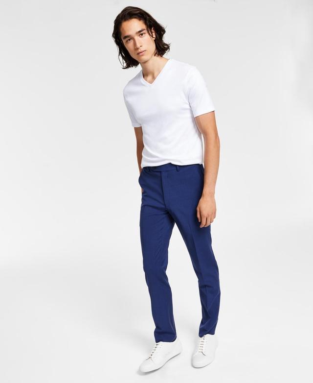 Calvin Klein Mens Skinny-Fit Infinite Stretch Suit Pants Product Image