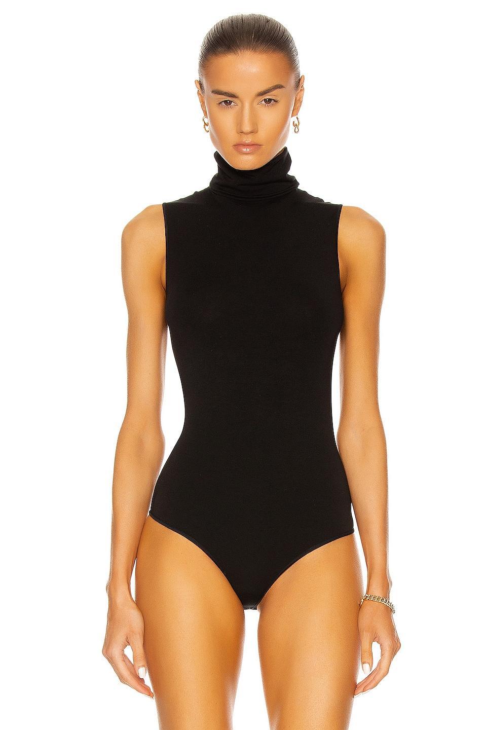 Wolford Viscose String Bodysuit in Black Product Image