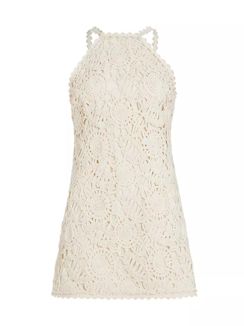 Calisa Cotton Textured Minidress Product Image