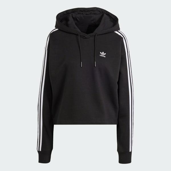 Adicolor 3-Stripes Short Hoodie Product Image