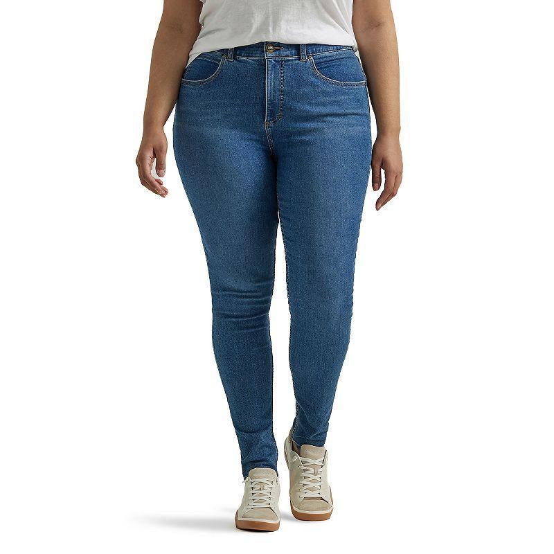 Plus Size Lee Ultra Lux with Flex Motion Skinny Jeans, Womens Product Image