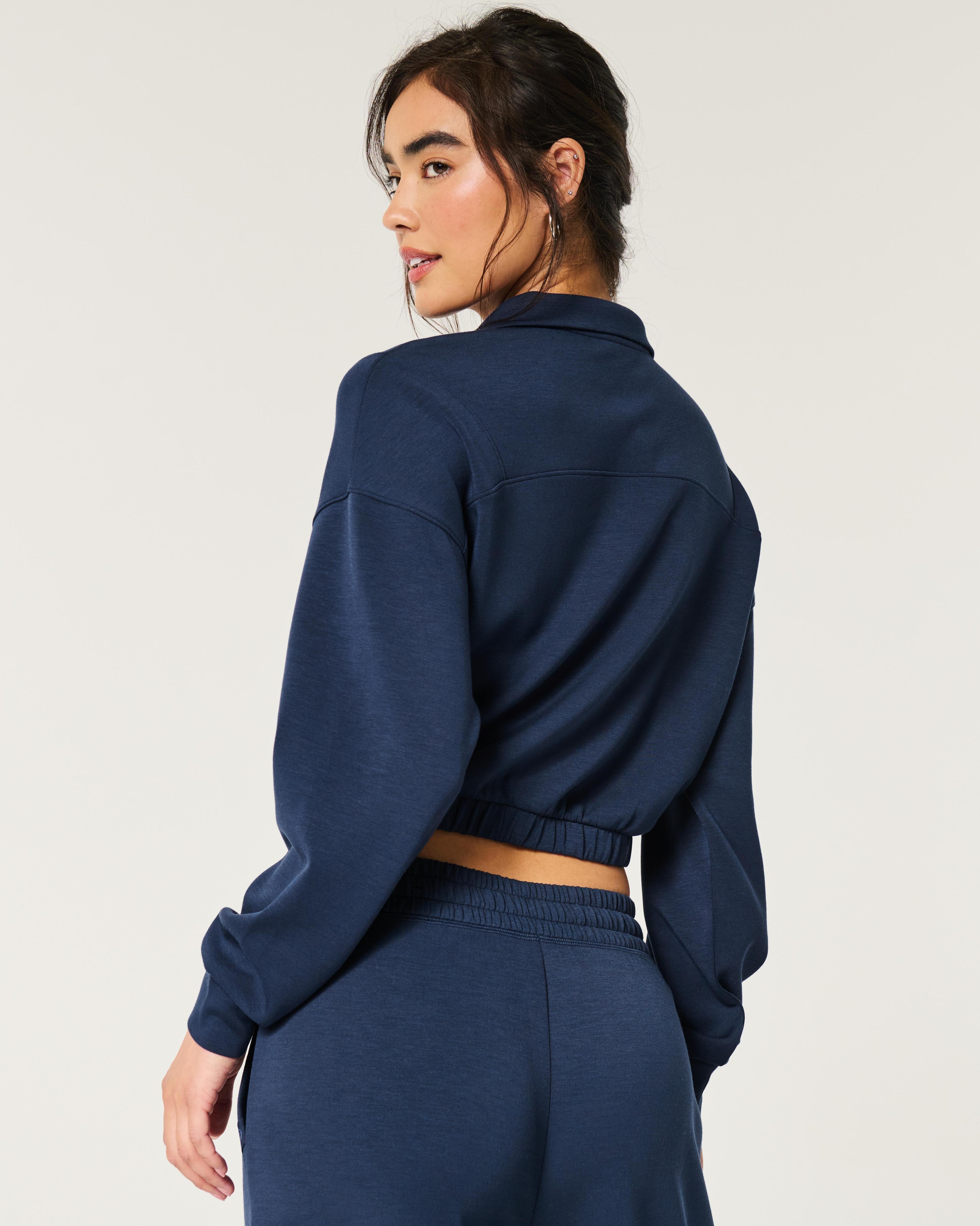 Gilly Hicks Active Cooldown Quarter-Zip Top Product Image