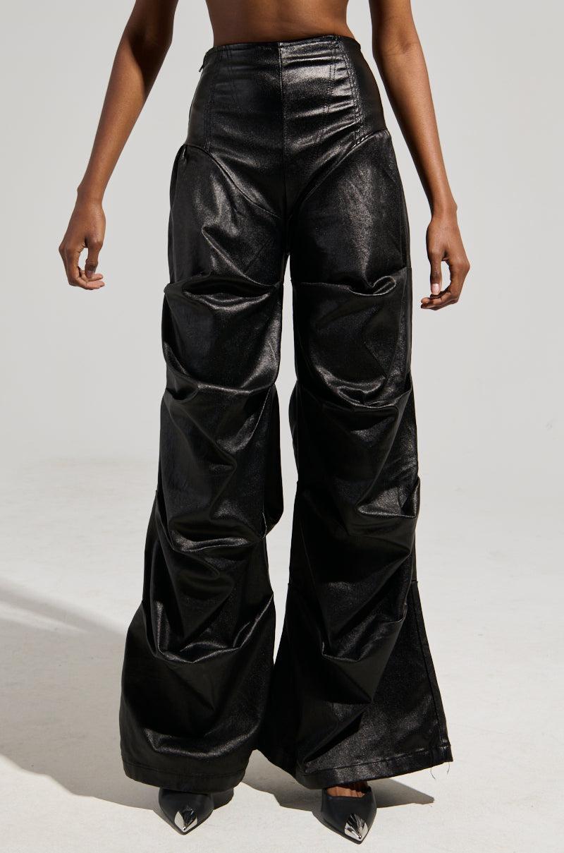 MIXED MESSAGES FAUX LEATHER PANT Product Image