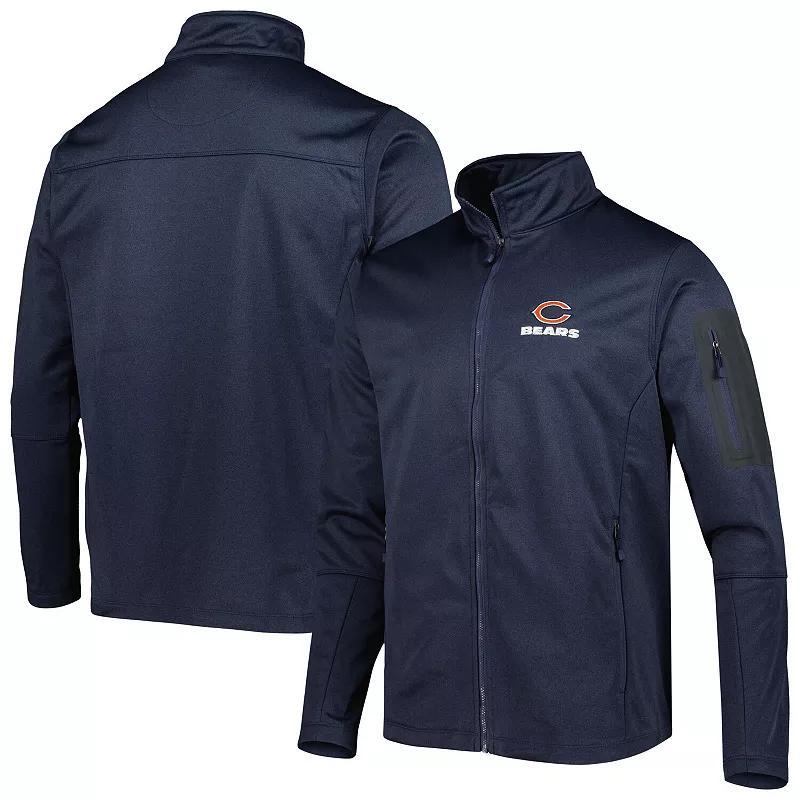 Mens Dunbrooke Heather Chicago Bears Freestyle Coated Tech Fleece Full-Zip Jacket Blue Product Image