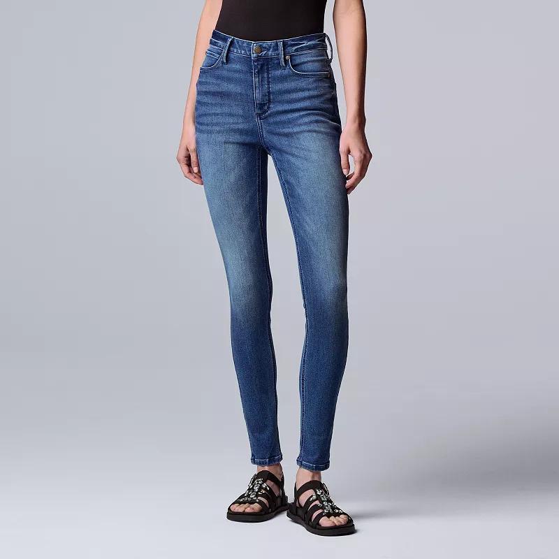 Petite Simply Vera Vera Wang Skinny Jeans, Womens product image