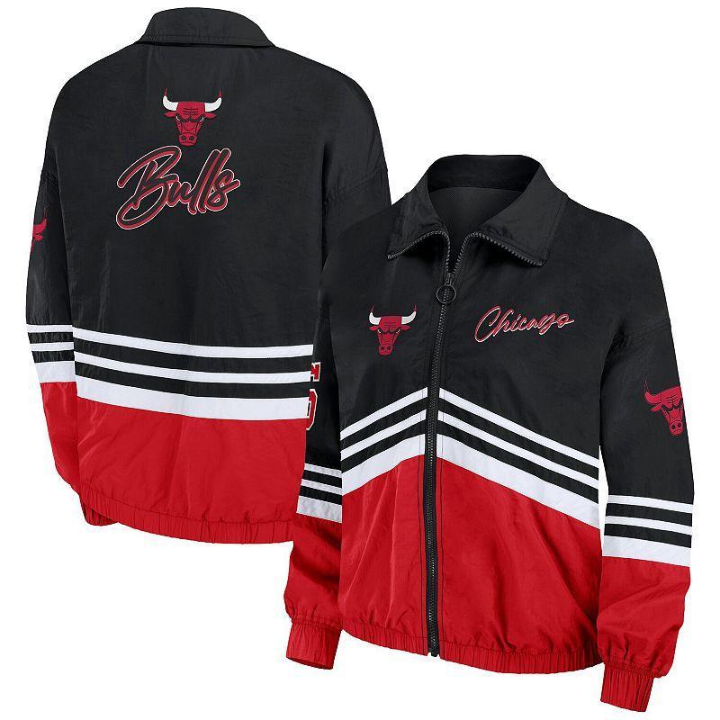 Womens WEAR by Erin Andrews Chicago Bulls Vintage Full-Zip Windbreaker Product Image