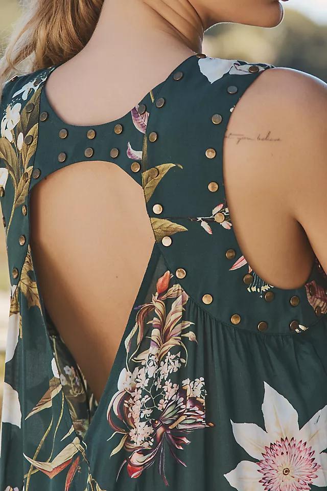 By Anthropologie Studded Harness Midi Dress Product Image