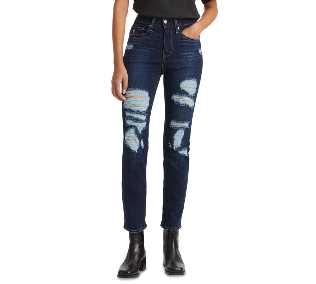 Womens Levis 724 High Rise Straight Jeans Product Image