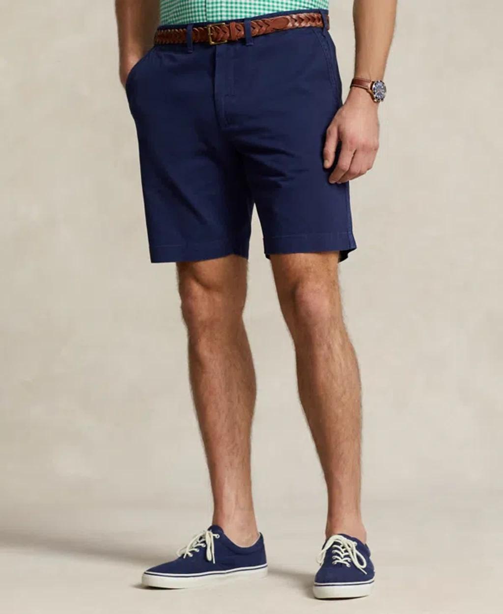 Men's Big & Tall Classic-fit Chino Shorts In Newport Navy Product Image