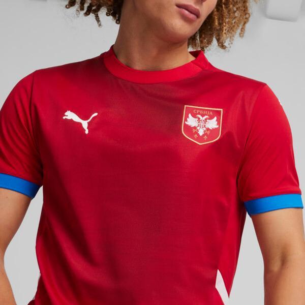 PUMA Serbia 2024 Men's Home Soccer Jersey in Royal Blue Product Image