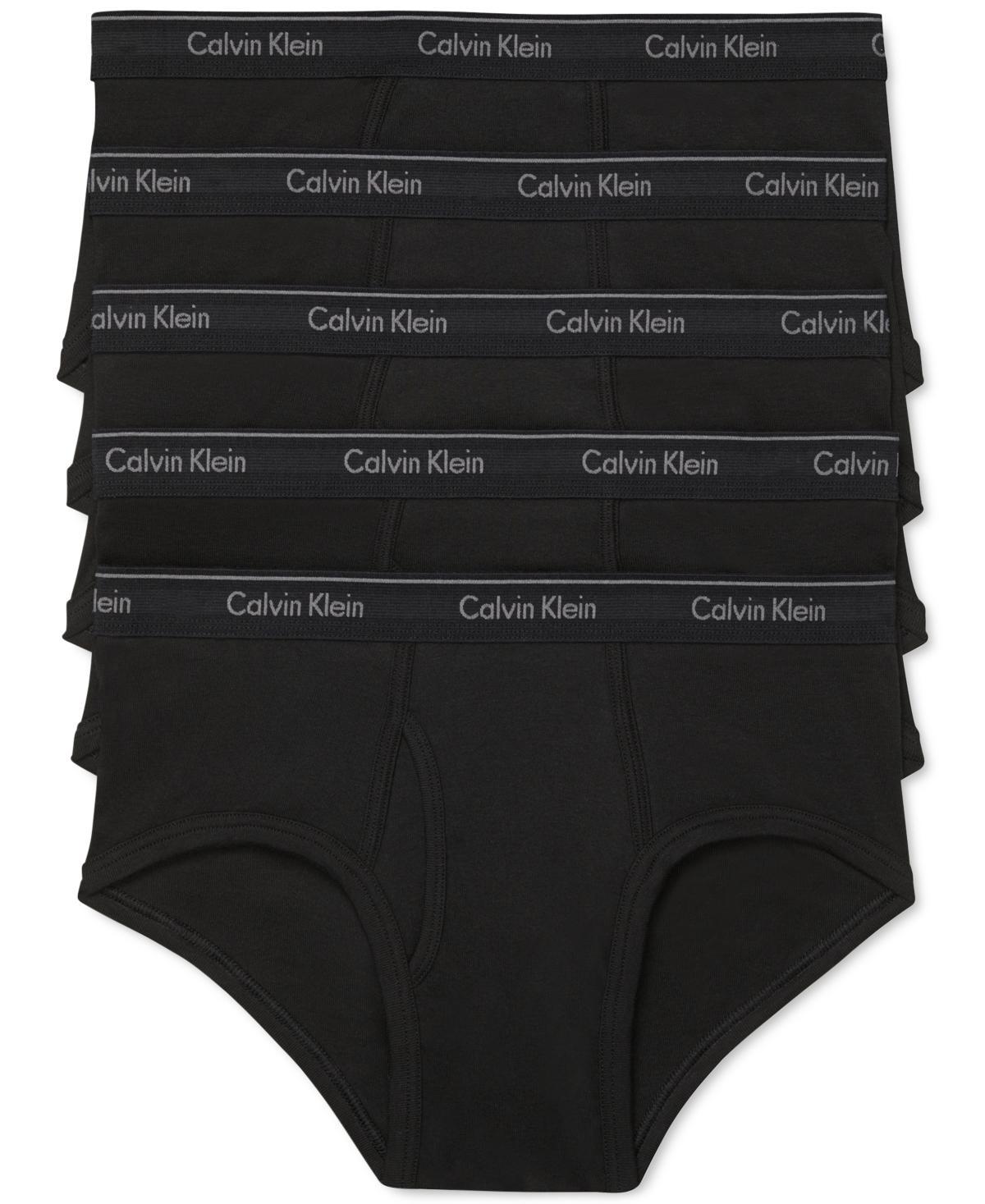 Calvin Klein Mens Cotton Classics 5-Pack Brief - Black - M Product Image