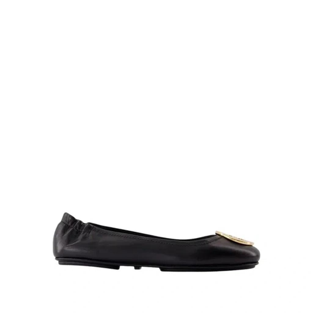 TORY BURCH Minnie Travel Ballet Flat In Black Product Image