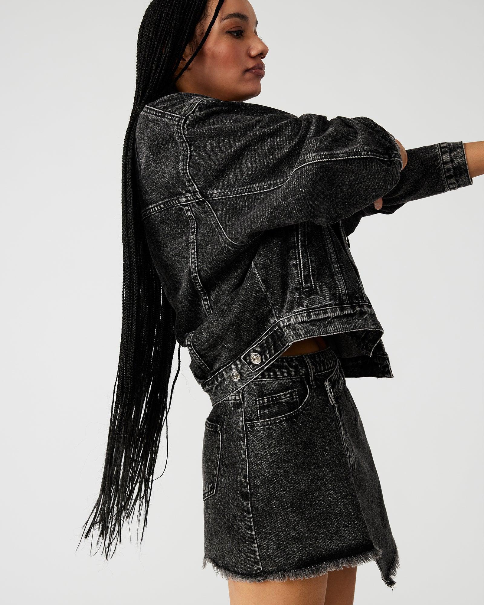 SIENNA DENIM JACKET BLACK Female Product Image