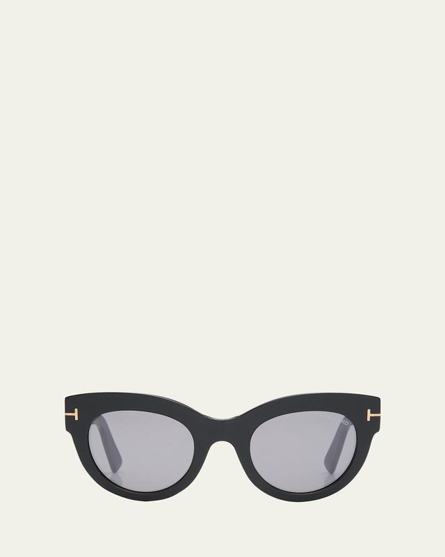 TOM FORD Lucilla 51mm Gradient Cat Eye Sunglasses Product Image