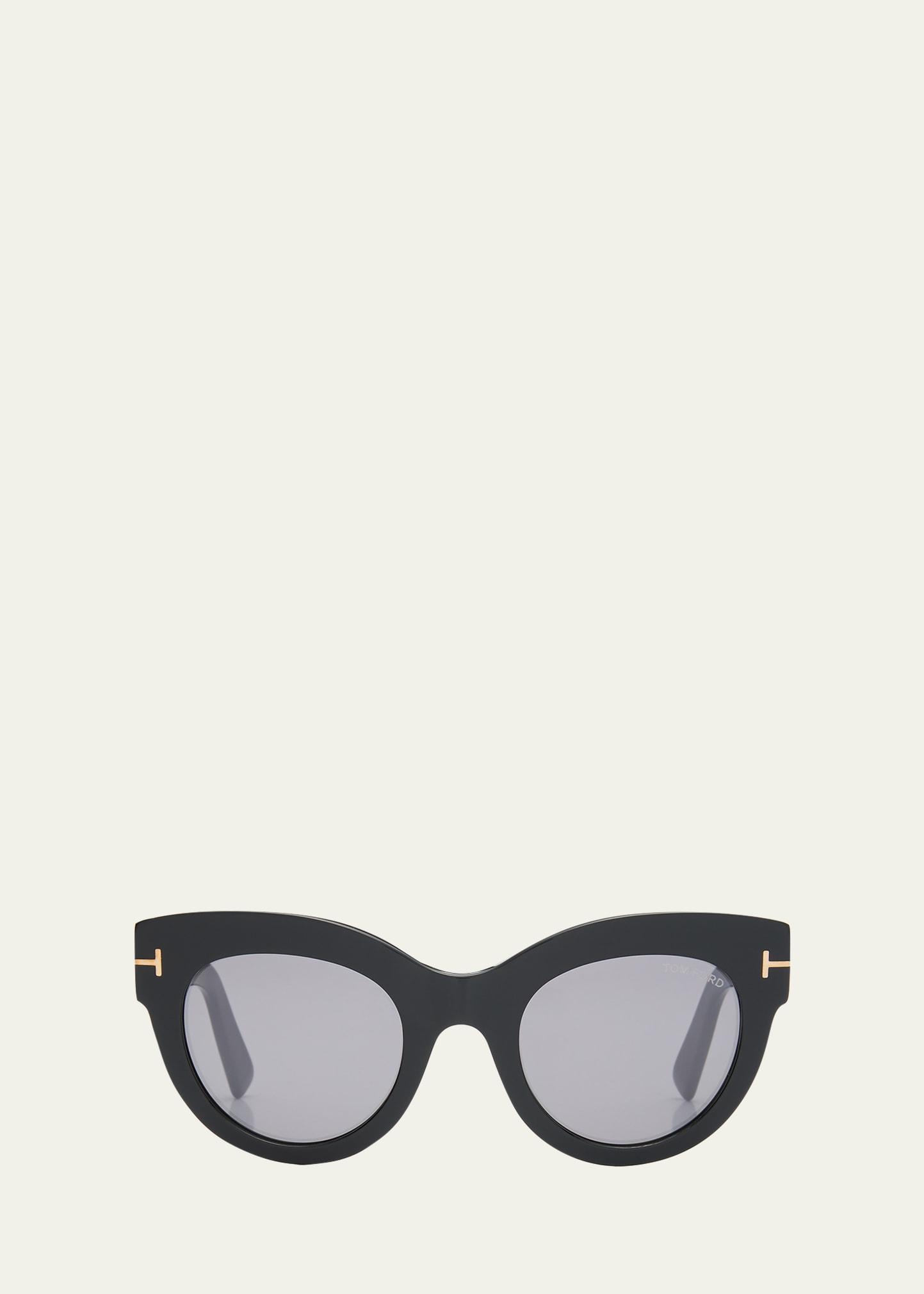 TOM FORD Lucilla 51mm Gradient Cat Eye Sunglasses Product Image