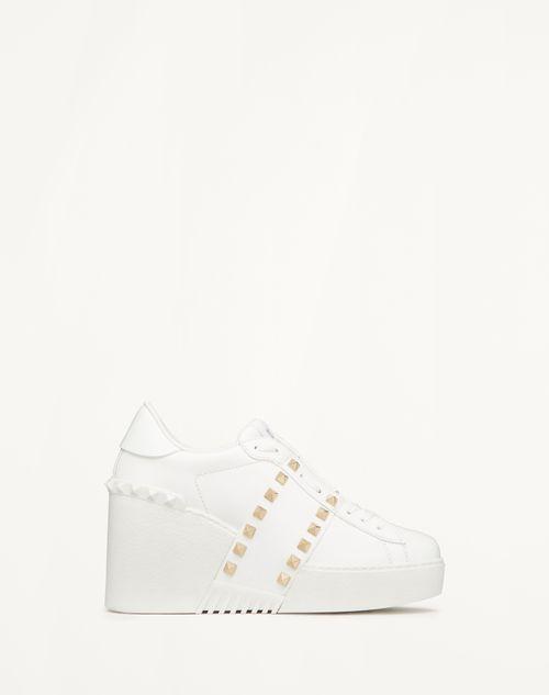 OPEN DISCO WEDGE SNEAKER IN CALFSKIN 85 MM Product Image