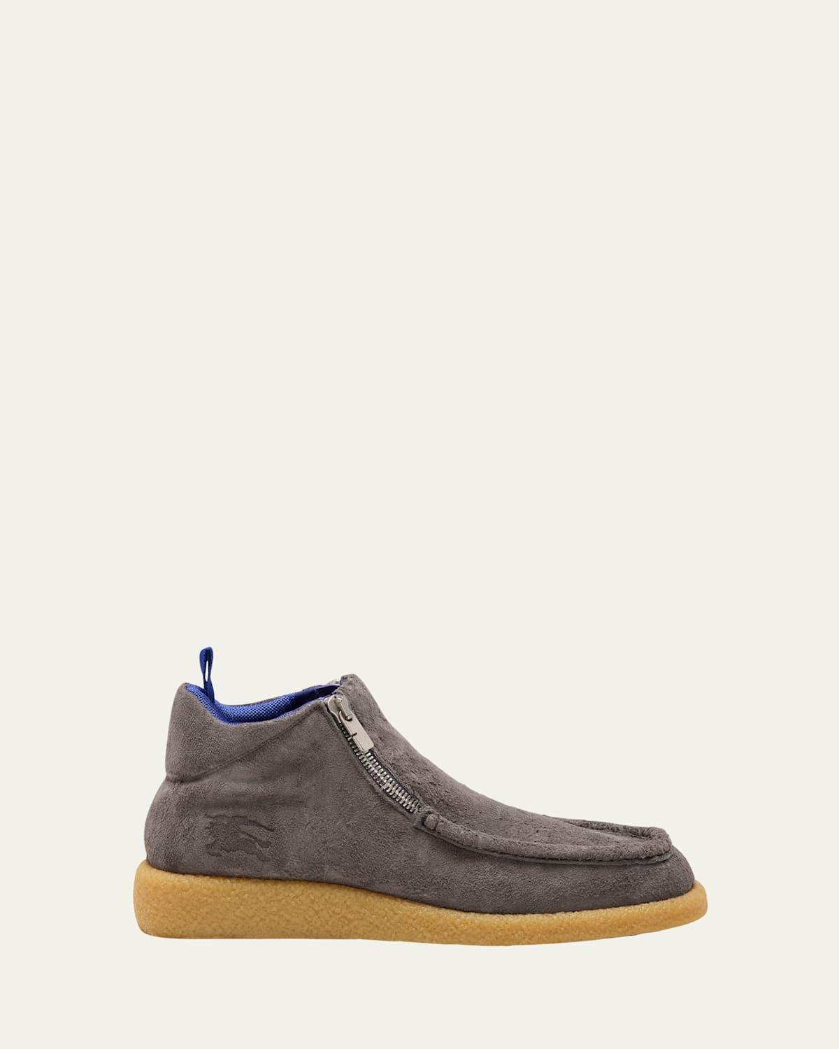 Mens Chance Textured Suede Ankle Boots Product Image